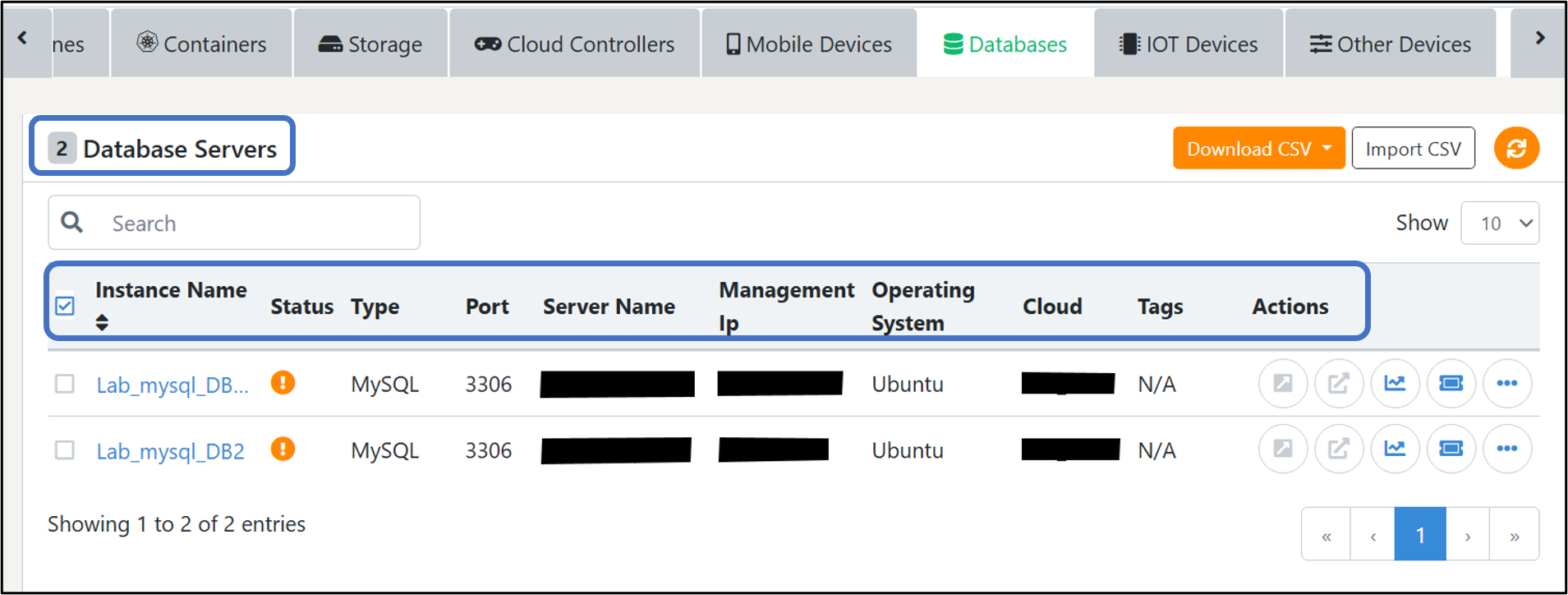 How to add a Database to UnityOne