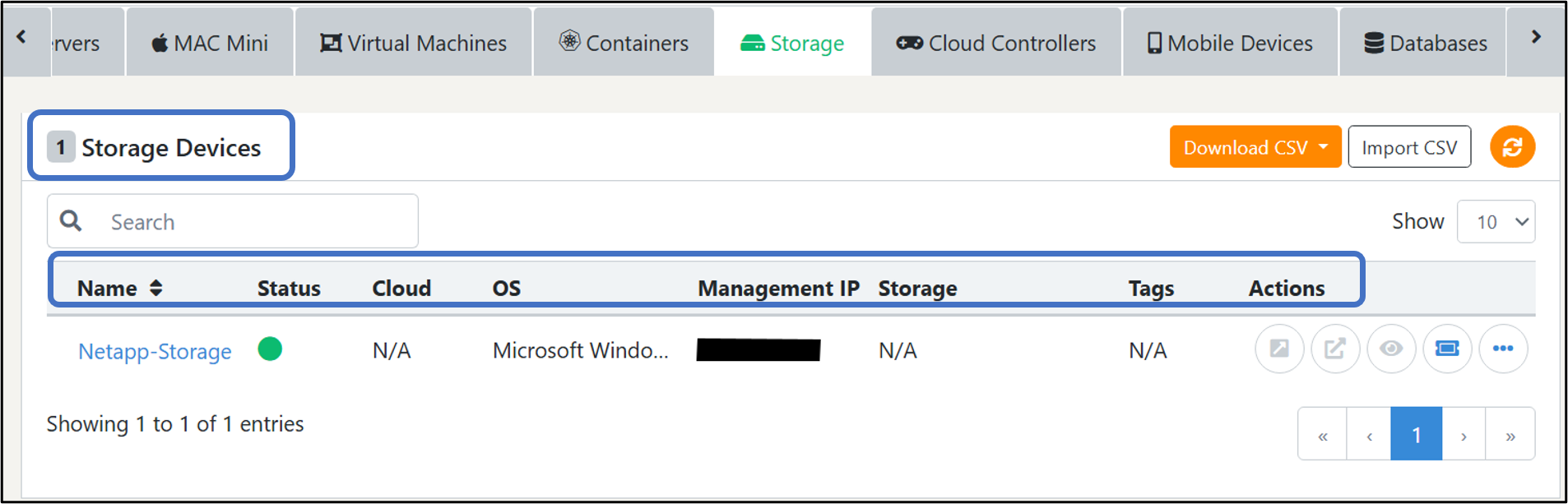 Storage